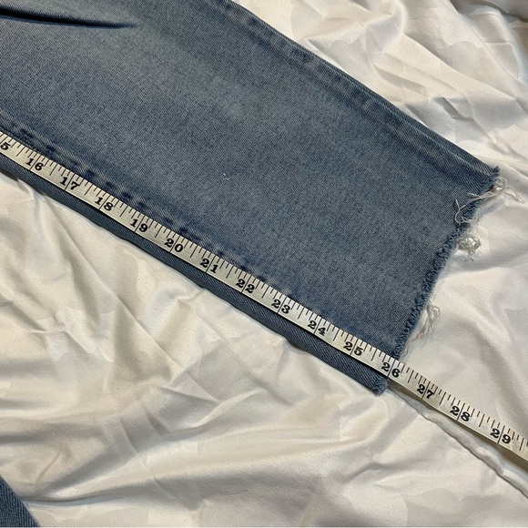 LC Lauren Conrad Women's Super High-Waisted Straight Leg Light WashJeans Size 6 - Picture 9 of 10